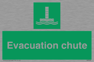 Evacuation chute 