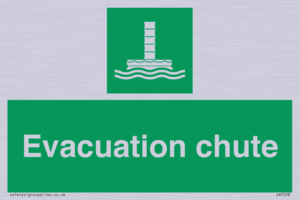 Evacuation chute 