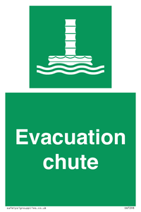 Evacuation chute 