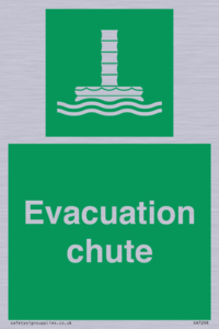 Evacuation chute 