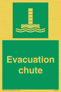 Evacuation chute 
