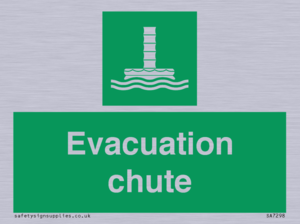 Evacuation chute 
