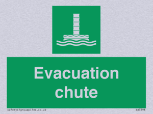 Evacuation chute 