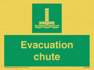 Evacuation chute 