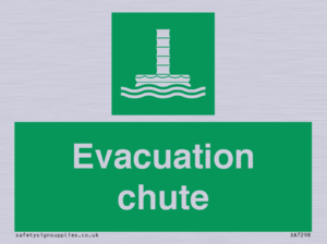 Evacuation chute 