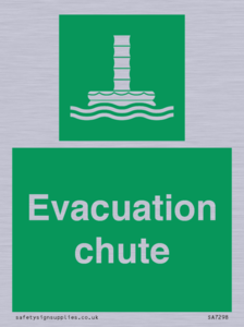 Evacuation chute 