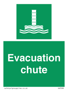 Evacuation chute 