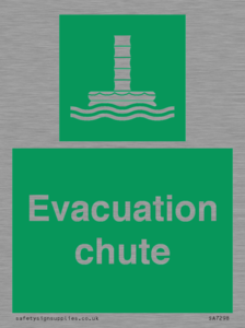Evacuation chute 