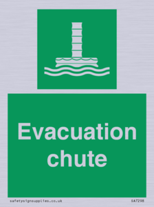 Evacuation chute 