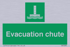 Evacuation chute 