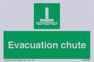 Evacuation chute 