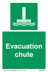 Evacuation chute 
