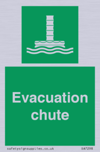 Evacuation chute 