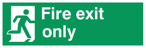 fire exit only