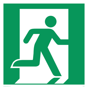 running man symbol only