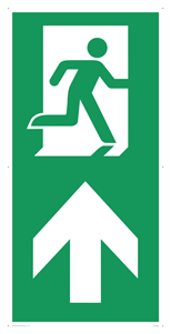 Fire exit up banner