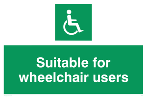 suitable for wheelchair users