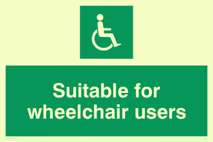 suitable for wheelchair users