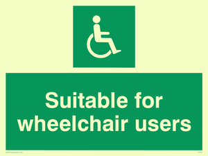 suitable for wheelchair users