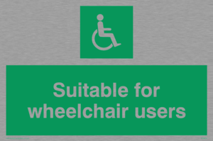 suitable for wheelchair users