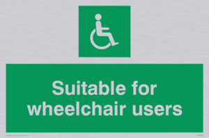 suitable for wheelchair users