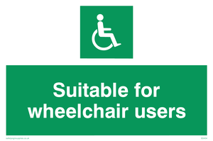 suitable for wheelchair users