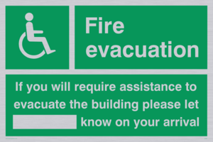 Fire evacuation for wheelchair users
