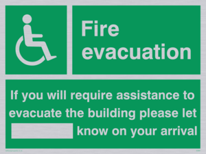 Fire evacuation for wheelchair users