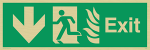 exit - safety sign