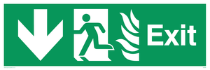 exit - safety sign