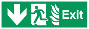 exit - safety sign