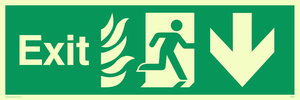 exit - safety sign