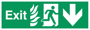 exit - safety sign