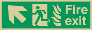fire exit - safety sign
