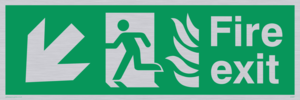 fire exit - safety sign