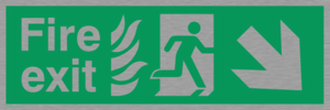 fire exit - safety sign