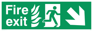 fire exit - safety sign