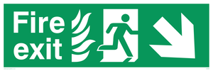 fire exit - safety sign