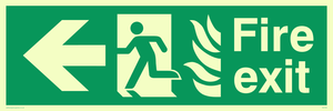 fire exit - safety sign