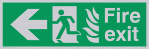 fire exit - safety sign