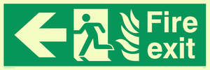fire exit - safety sign