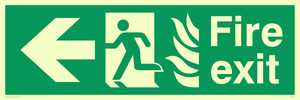 fire exit - safety sign