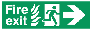 fire exit - safety sign