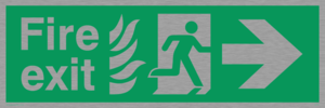 fire exit - safety sign