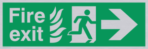 fire exit - safety sign