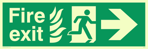 fire exit - safety sign