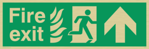 fire exit - safety sign