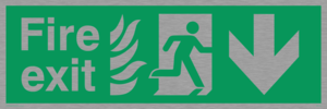 fire exit - safety sign