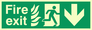 fire exit - safety sign