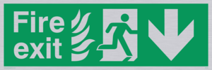 fire exit - safety sign